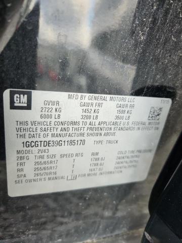 2016 CHEVROLET COLORADO Z #3291150888