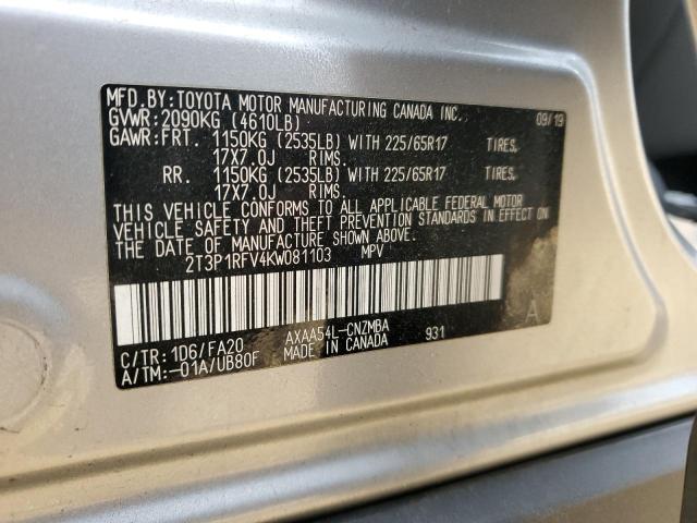 2019 TOYOTA RAV4 XLE #3304766936