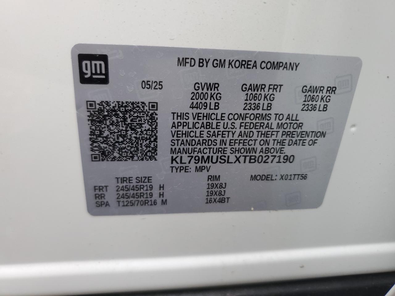 CHEVROLET TRAILBLAZER RS