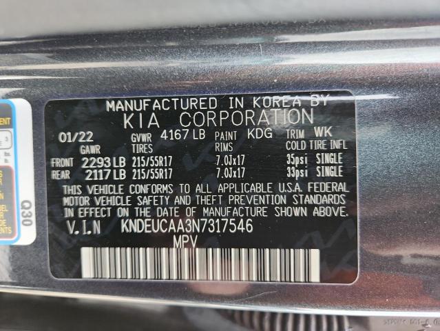 2022 KIA SELTOS S #3296680050