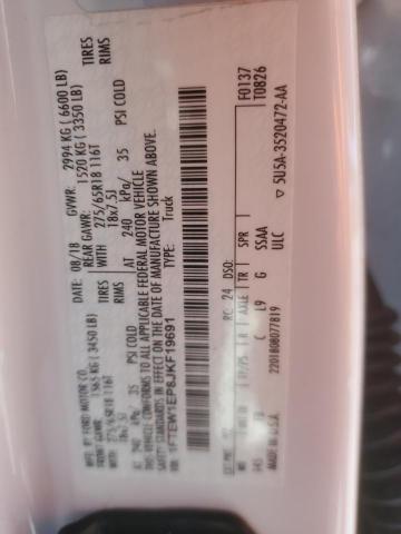 2018 FORD F150 SUPER #3287452002