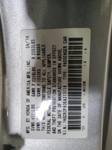 2014 HONDA ACCORD EXL #3302699060
