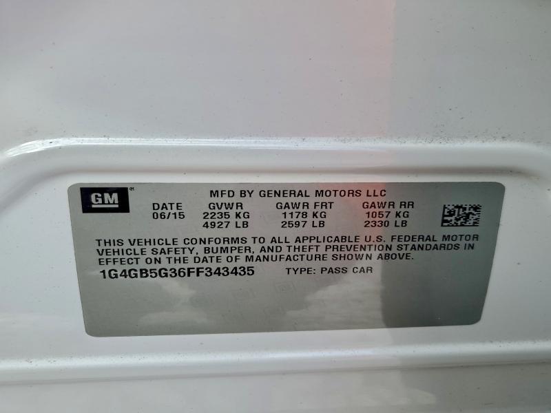 2015 BUICK LACROSSE #3297056512