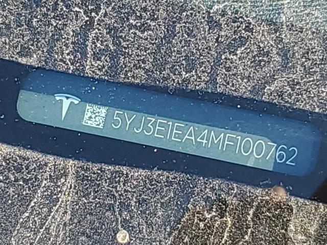 2021 TESLA MODEL 3 #3312437624