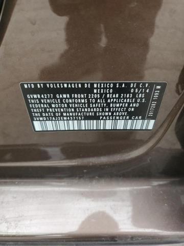 2014 VOLKSWAGEN JETTA SE #3296228538