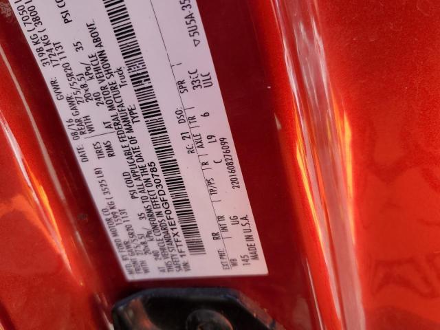 2016 FORD F150 SUPER #3305541064