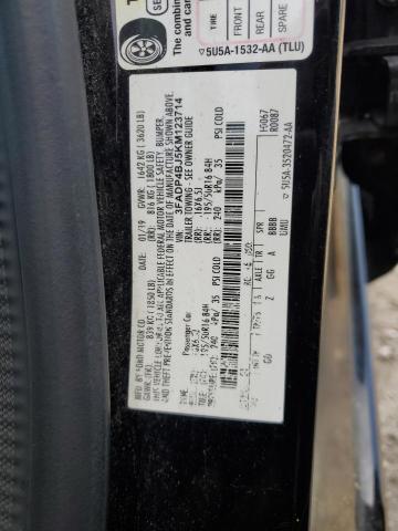 2019 FORD FIESTA SE #3309510588