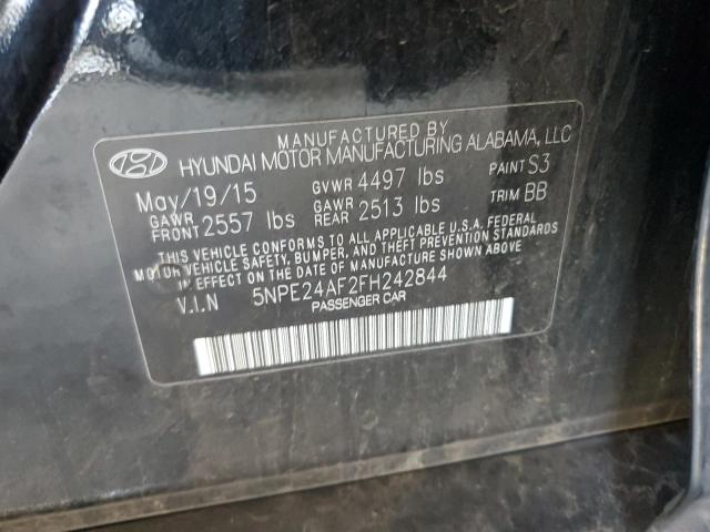 2015 HYUNDAI SONATA SE #3296245456