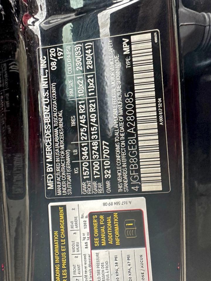 MERCEDES-BENZ GLE-CLASS 580 4MATIC