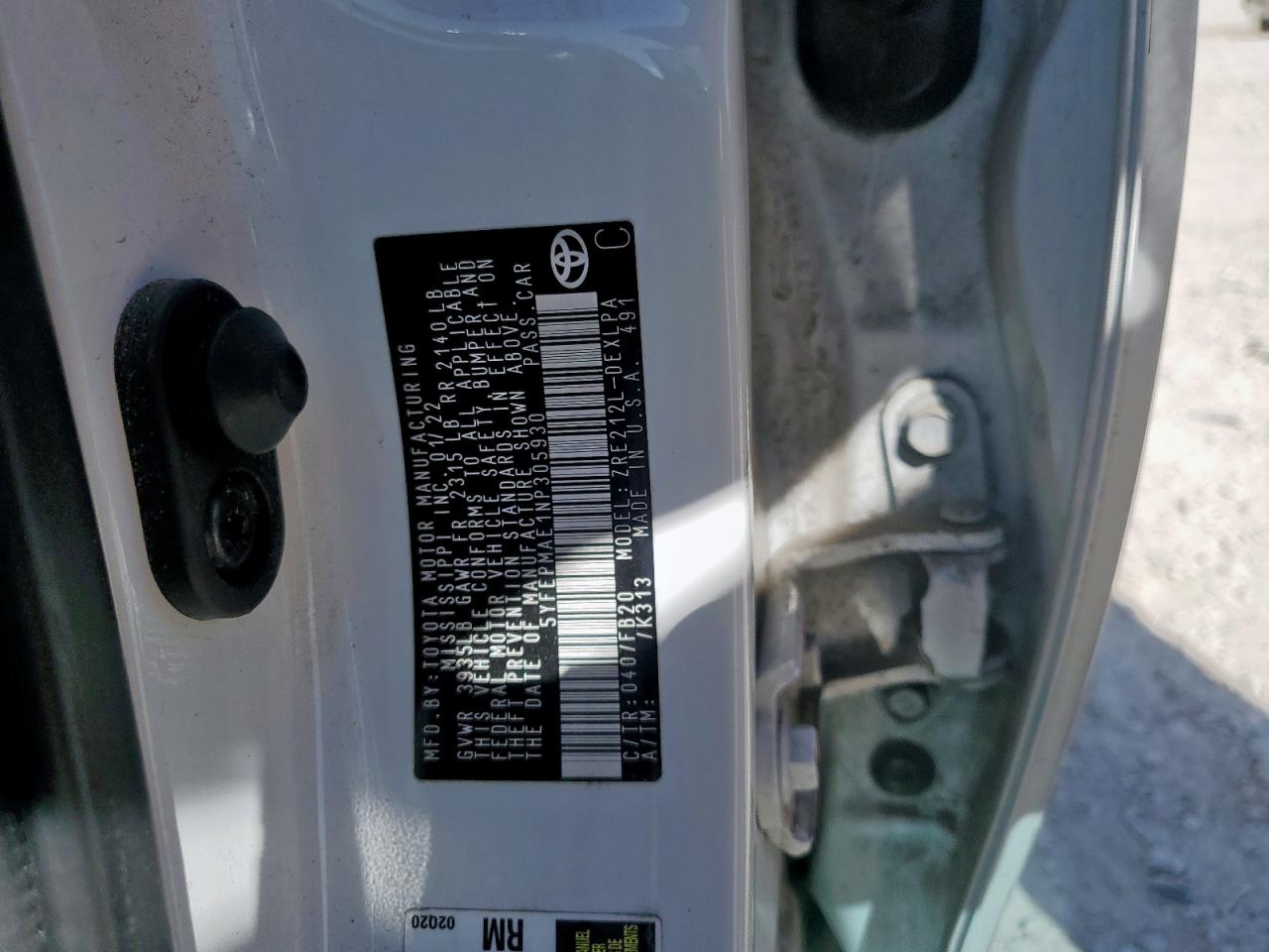 Lot #3304862543 2022 TOYOTA COROLLA LE