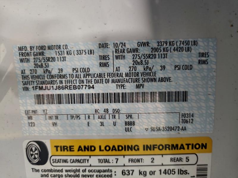 2024 FORD EXPEDITION #3297180862