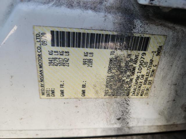 2011 NISSAN ALTIMA BAS #3296976905