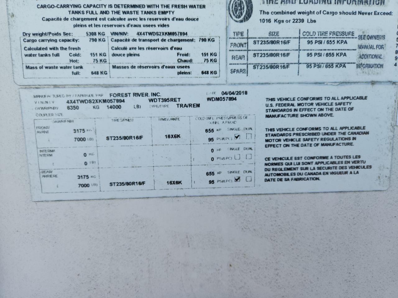 Lot #3287257794 2019 WILDWOOD WILDWOOD