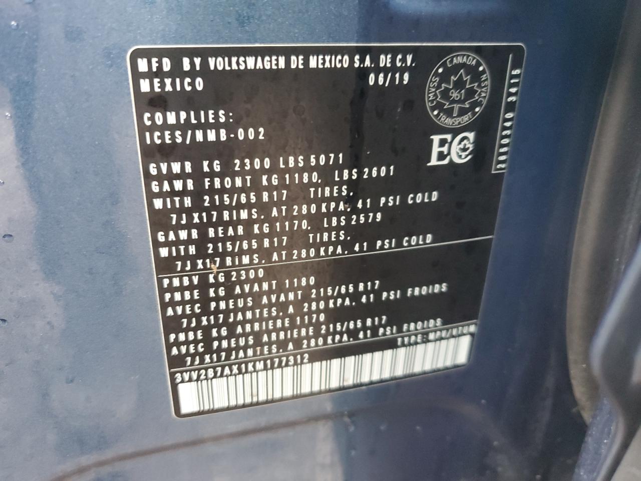 VOLKSWAGEN TIGUAN SE