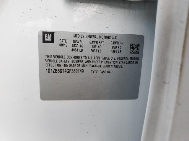 2016 CHEVROLET MALIBU LS #3304023632