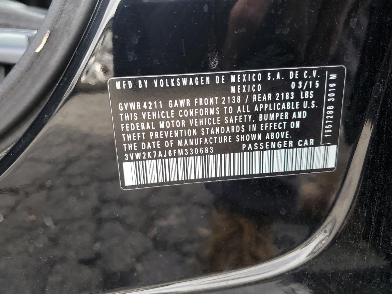 VOLKSWAGEN JETTA BASE