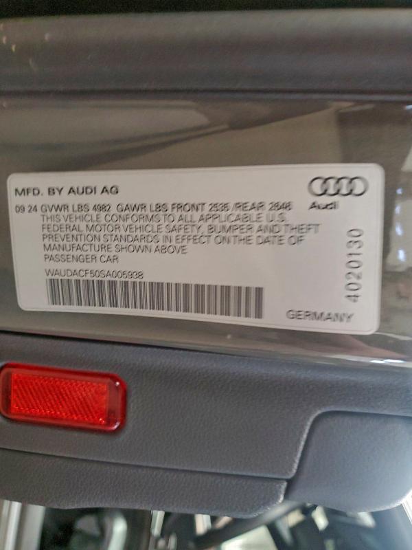 2025 AUDI A5 PREMIUM #3303737420