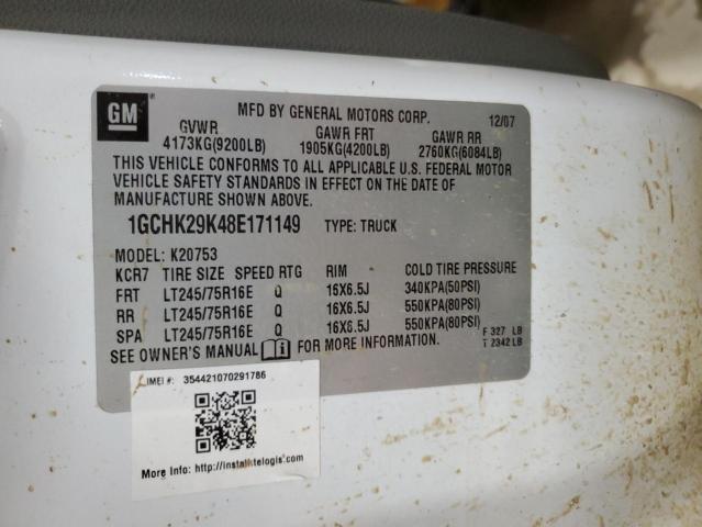 2008 CHEVROLET SILVERADO #3309201622