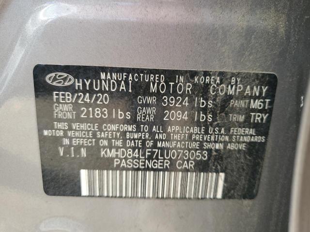 2020 HYUNDAI ELANTRA SE - KMHD84LF7LU073053