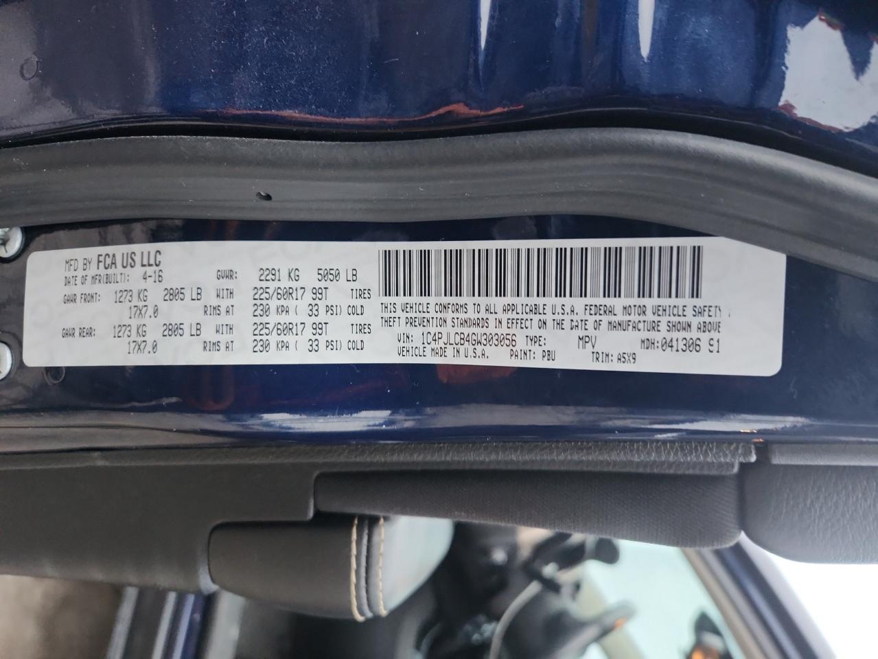 JEEP GRAND CHEROKEE LATITUDE