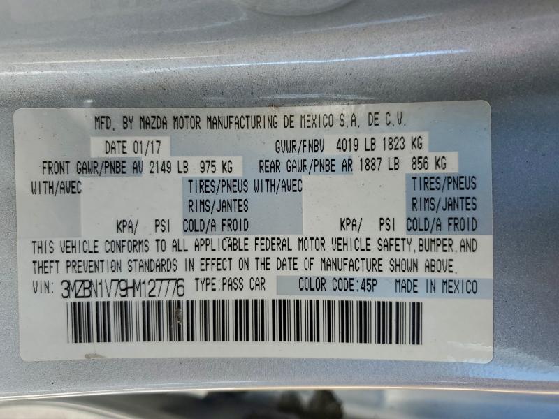 2017 MAZDA 3 TOURING #3309517558