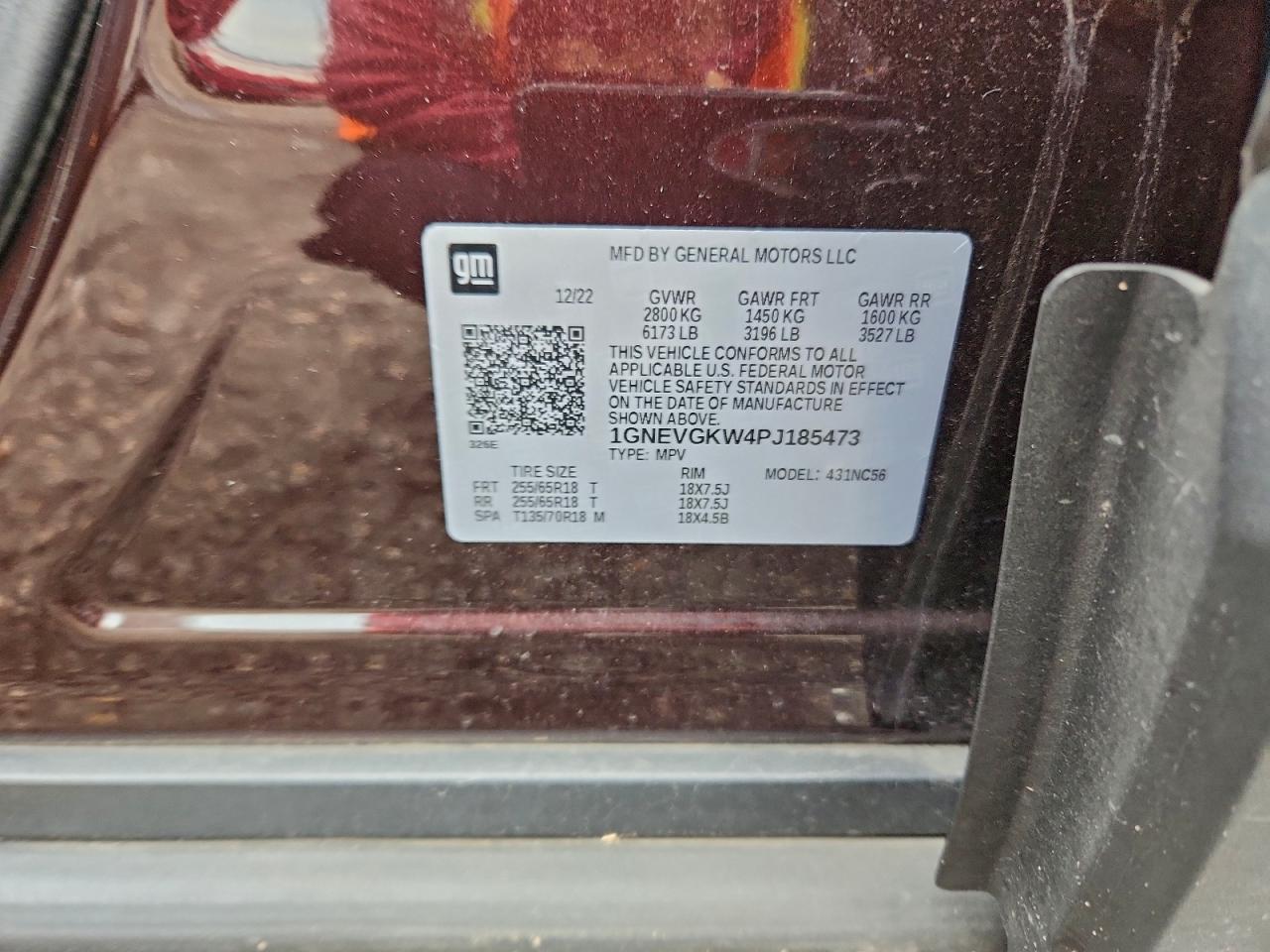 CHEVROLET TRAVERSE LT