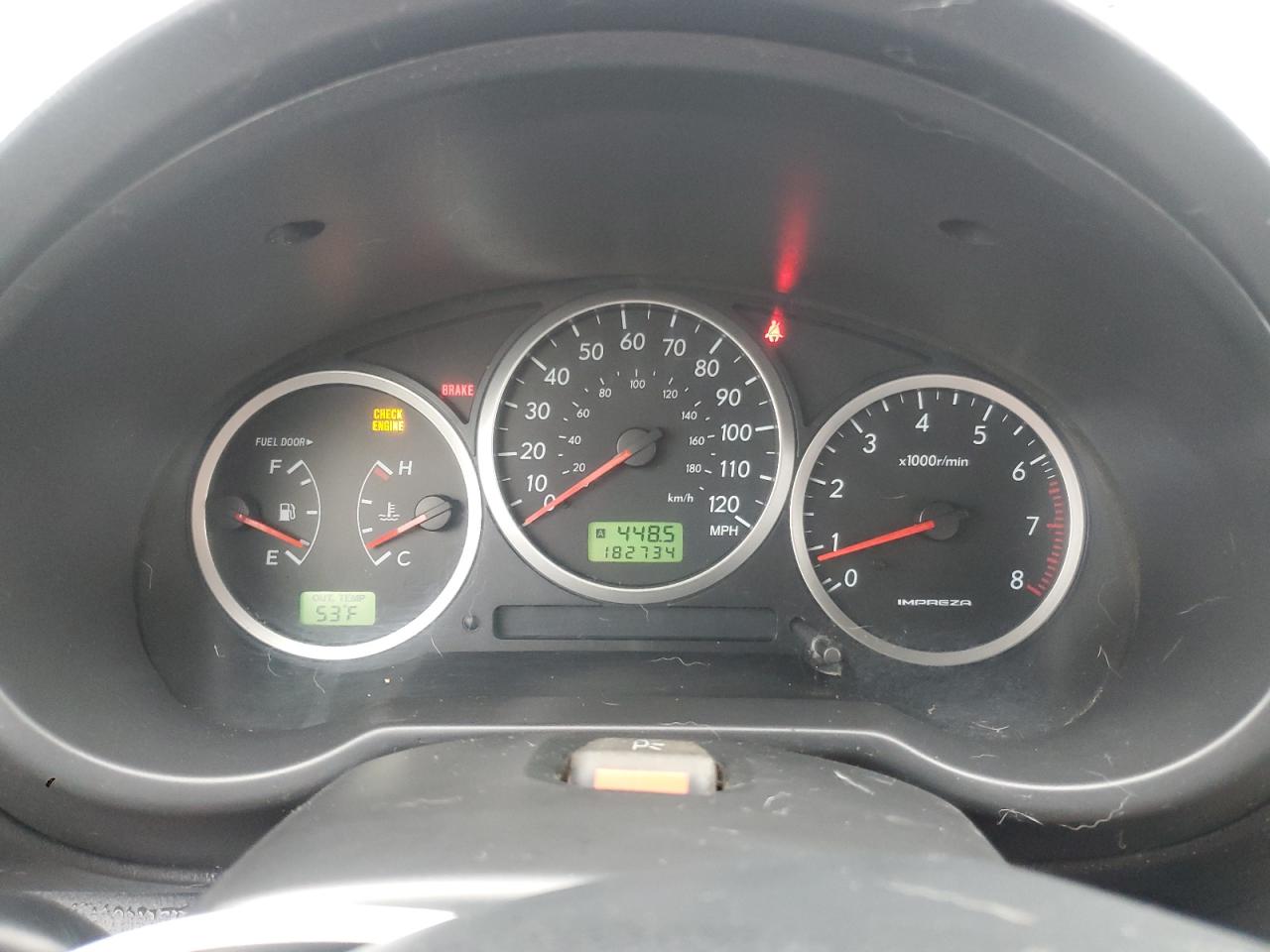 Lot #3284169553 2006 SUBARU IMPREZA OU