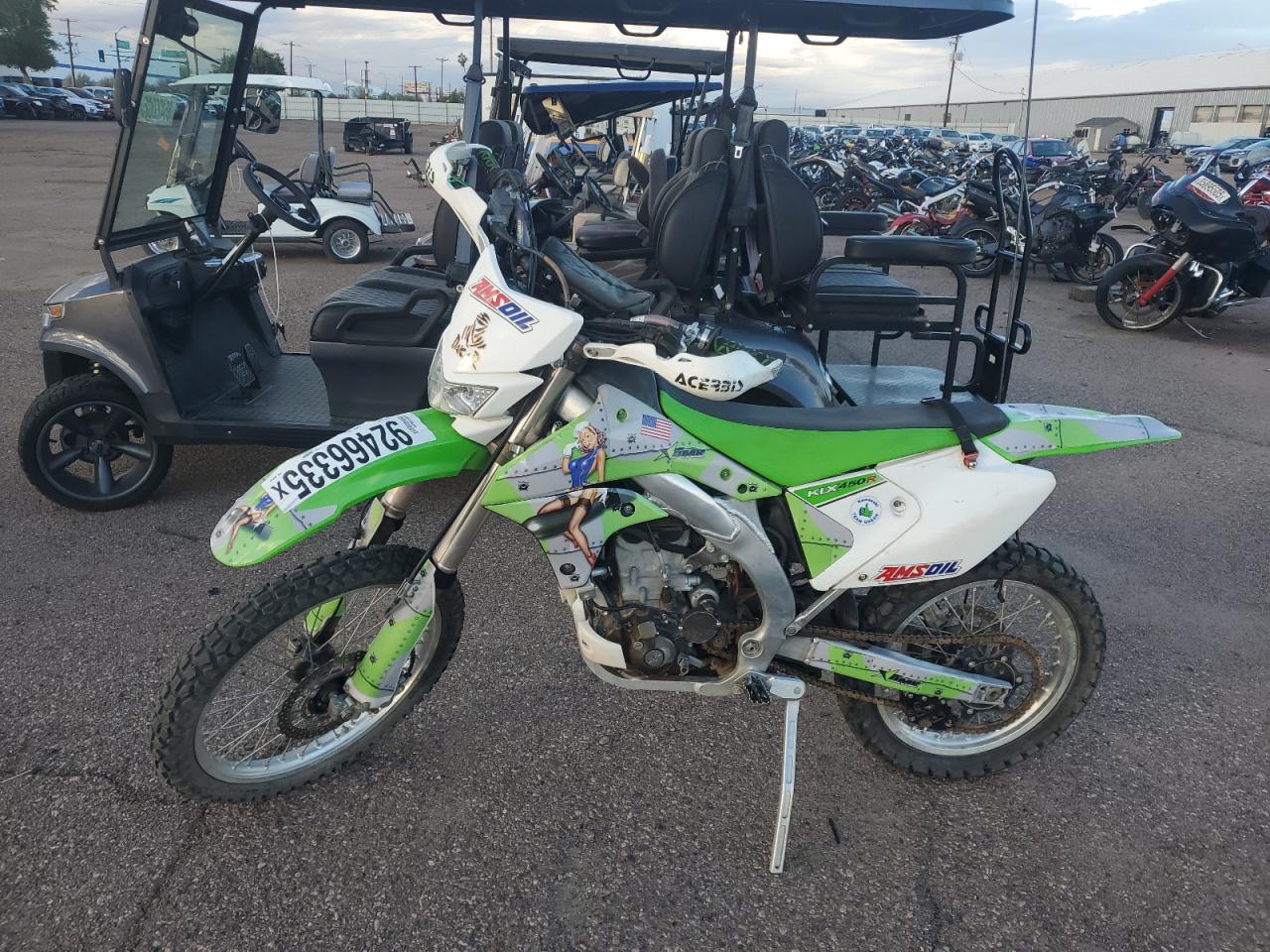 Lot #3291508940 2008 KAWASAKI KLX450 A