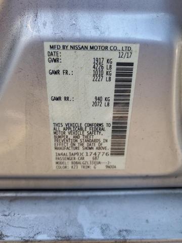 2018 NISSAN ALTIMA 2.5 #3304500579