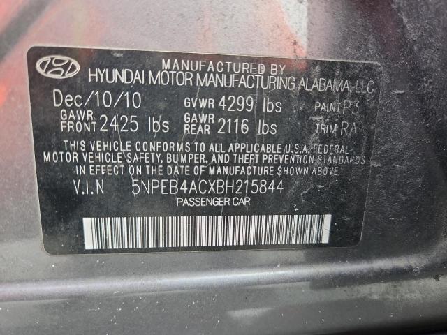 2011 HYUNDAI SONATA GLS #3303969710