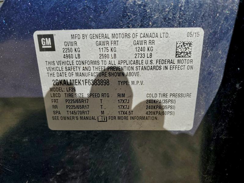 2015 GMC TERRAIN SL #3302735032