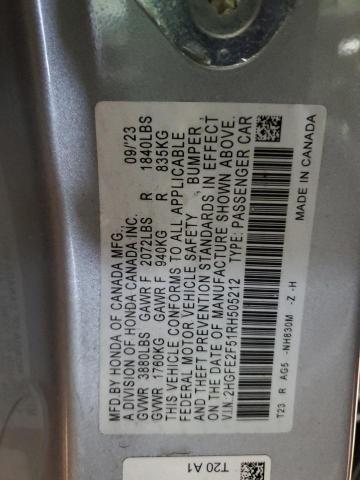 2024 HONDA CIVIC SPOR #3301710400