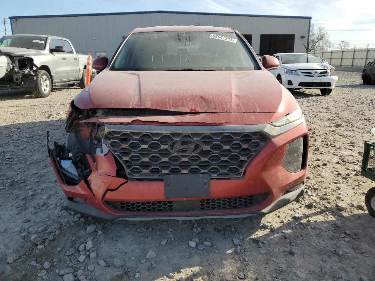 Lot #3301844379 2019 HYUNDAI SANTA FE S