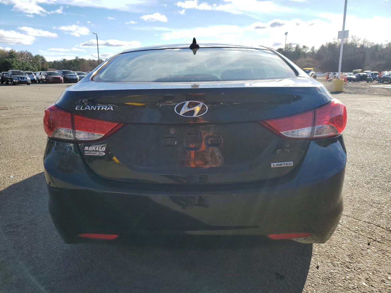 Lot #3309630049 2013 HYUNDAI ELANTRA GL