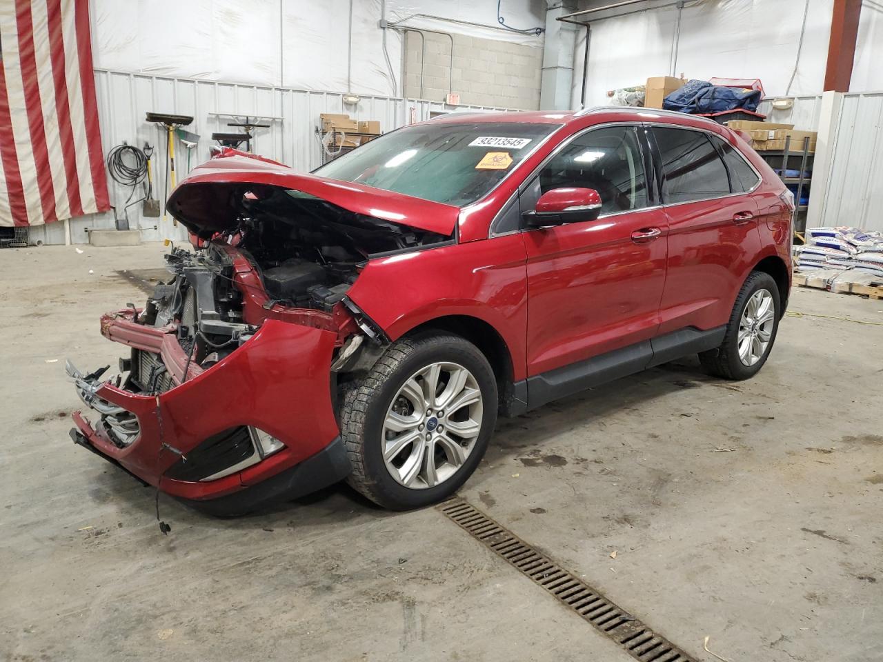 Lot #3312226127 2020 FORD EDGE TITAN