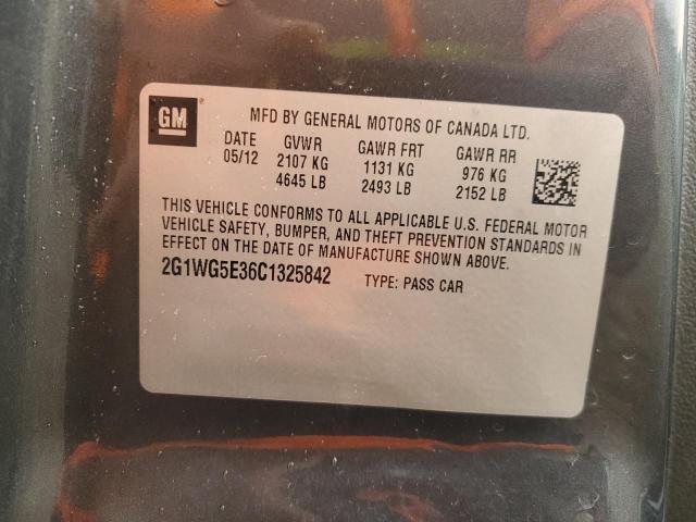 2012 CHEVROLET IMPALA LT #3292350265