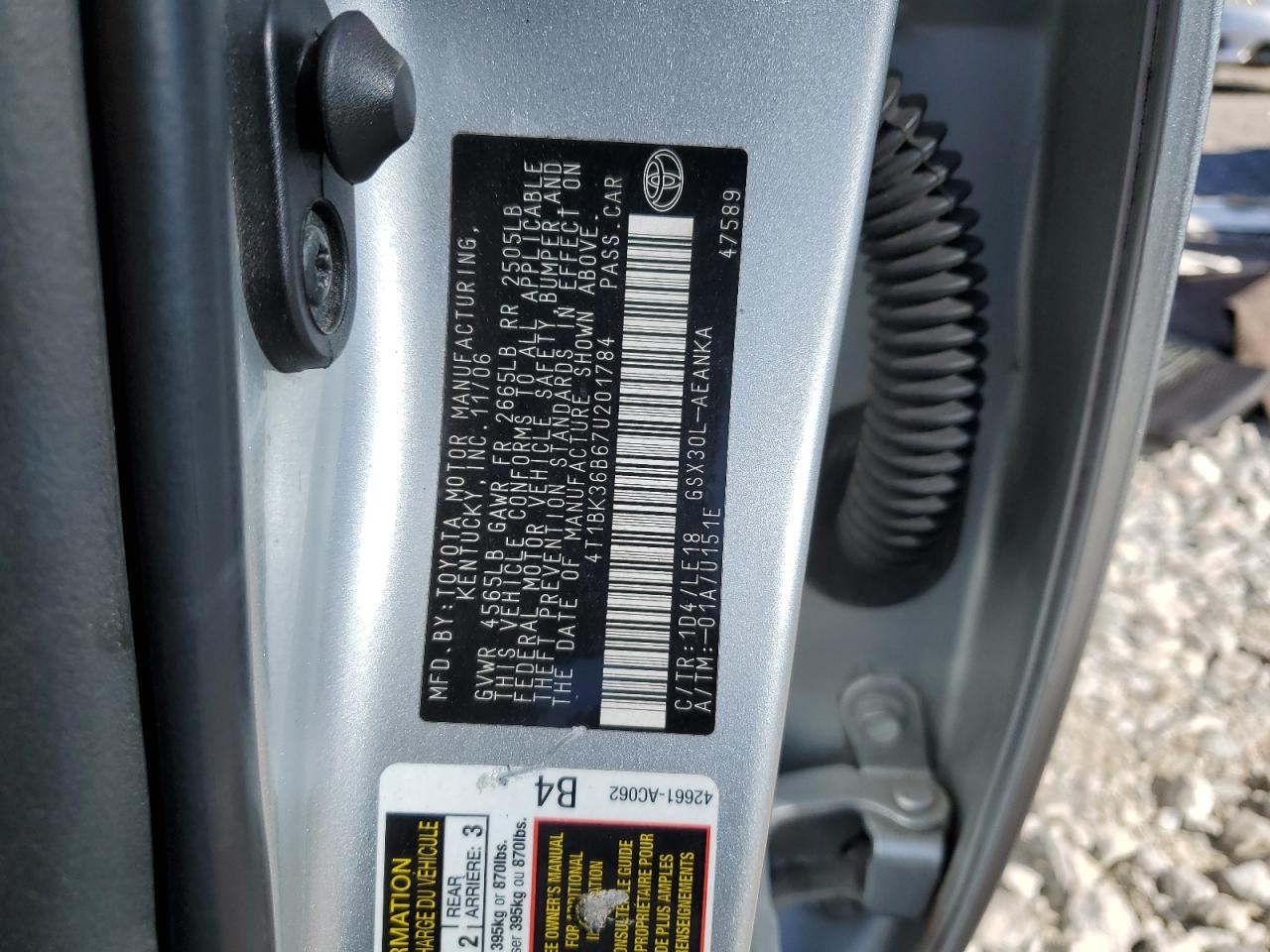 Lot #3301829329 2007 TOYOTA AVALON XL