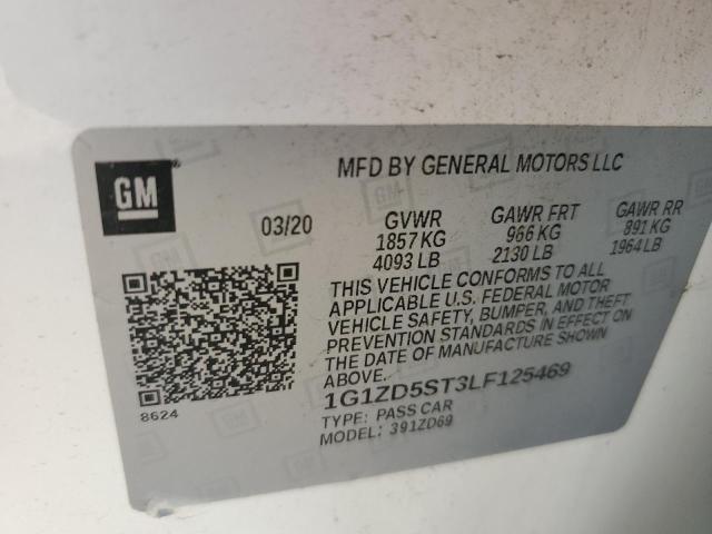 2020 CHEVROLET MALIBU LT #3305320312