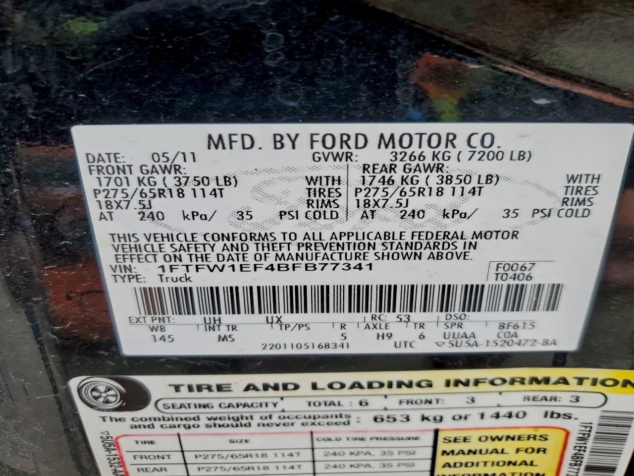 FORD F-150 SUPERCREW