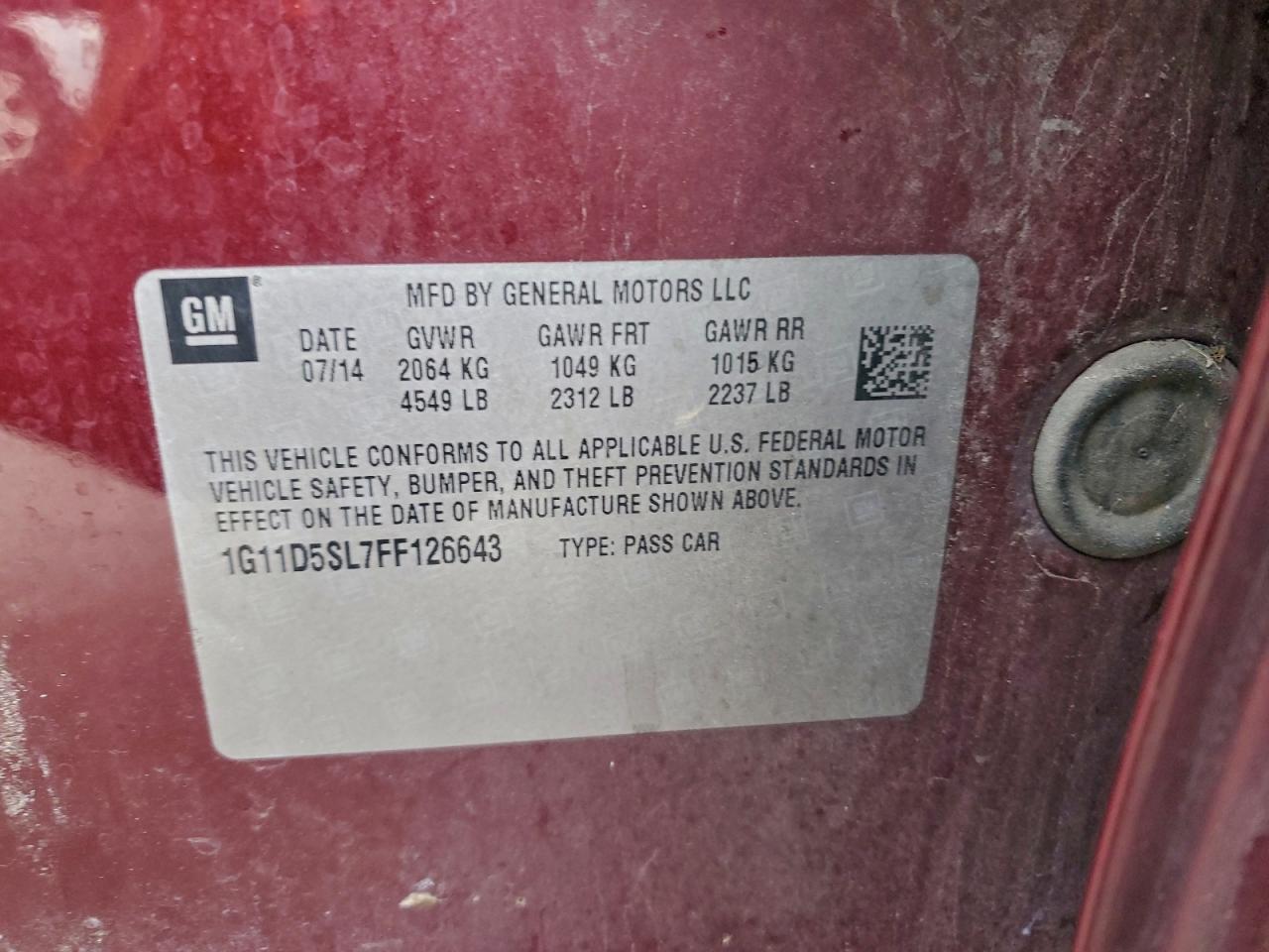 CHEVROLET MALIBU 2LT