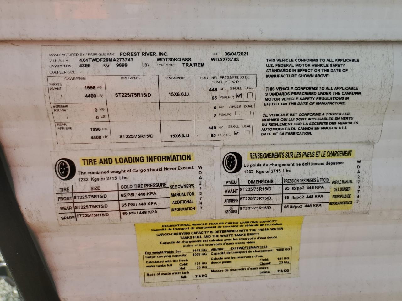 Lot #3290289231 2021 WILDWOOD WILDWOOD