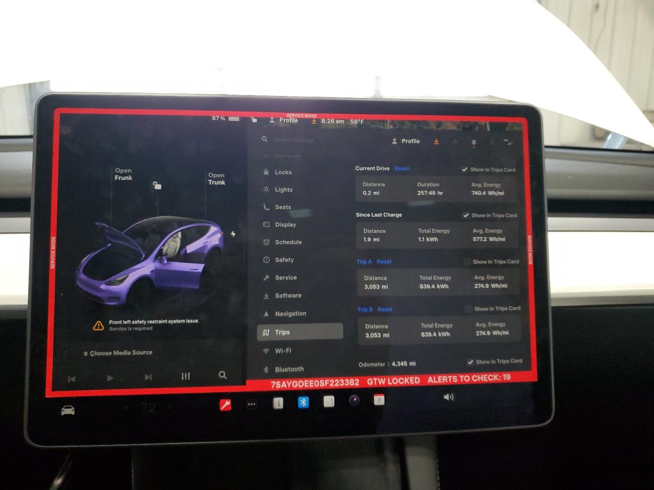 Lot #3302759387 2025 TESLA MODEL Y