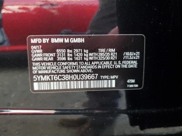 2017 BMW X5 M - 5YMKT6C38H0U39667