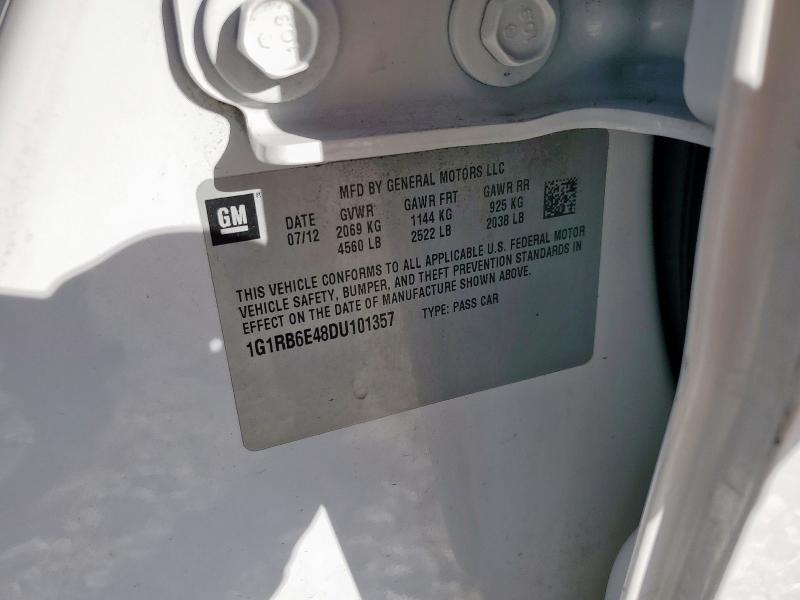 2013 CHEVROLET VOLT - 1G1RB6E48DU101357