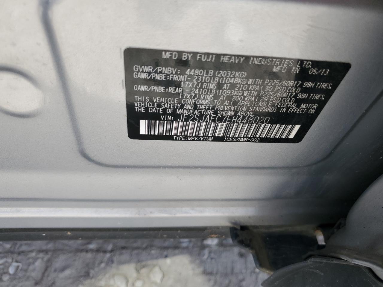 SUBARU FORESTER 2.5I PREMIUM