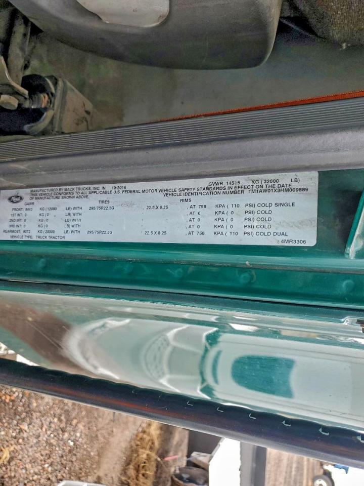 Lot #3297088491 2017 MACK UNKNOWN