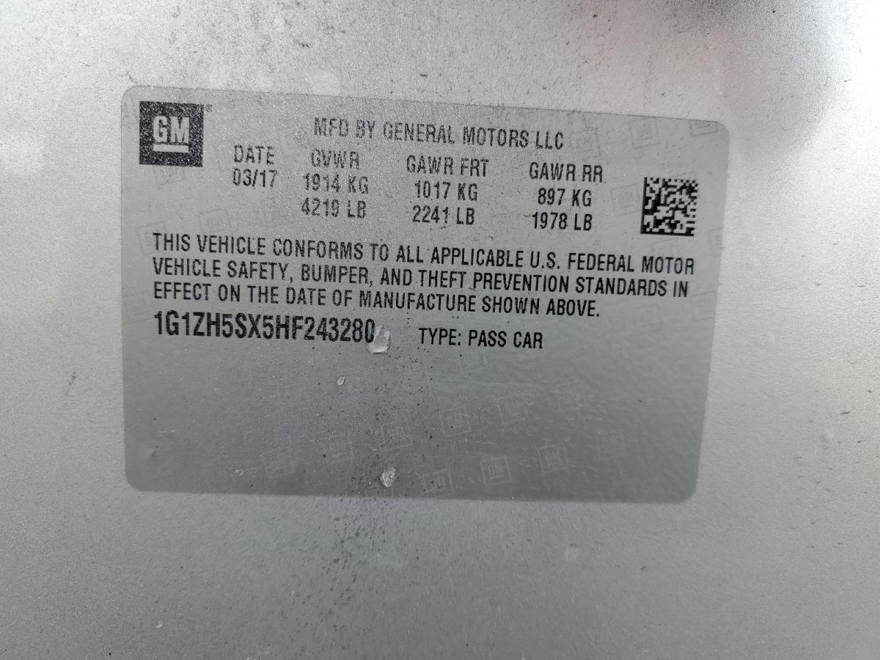 CHEVROLET MALIBU PREMIER