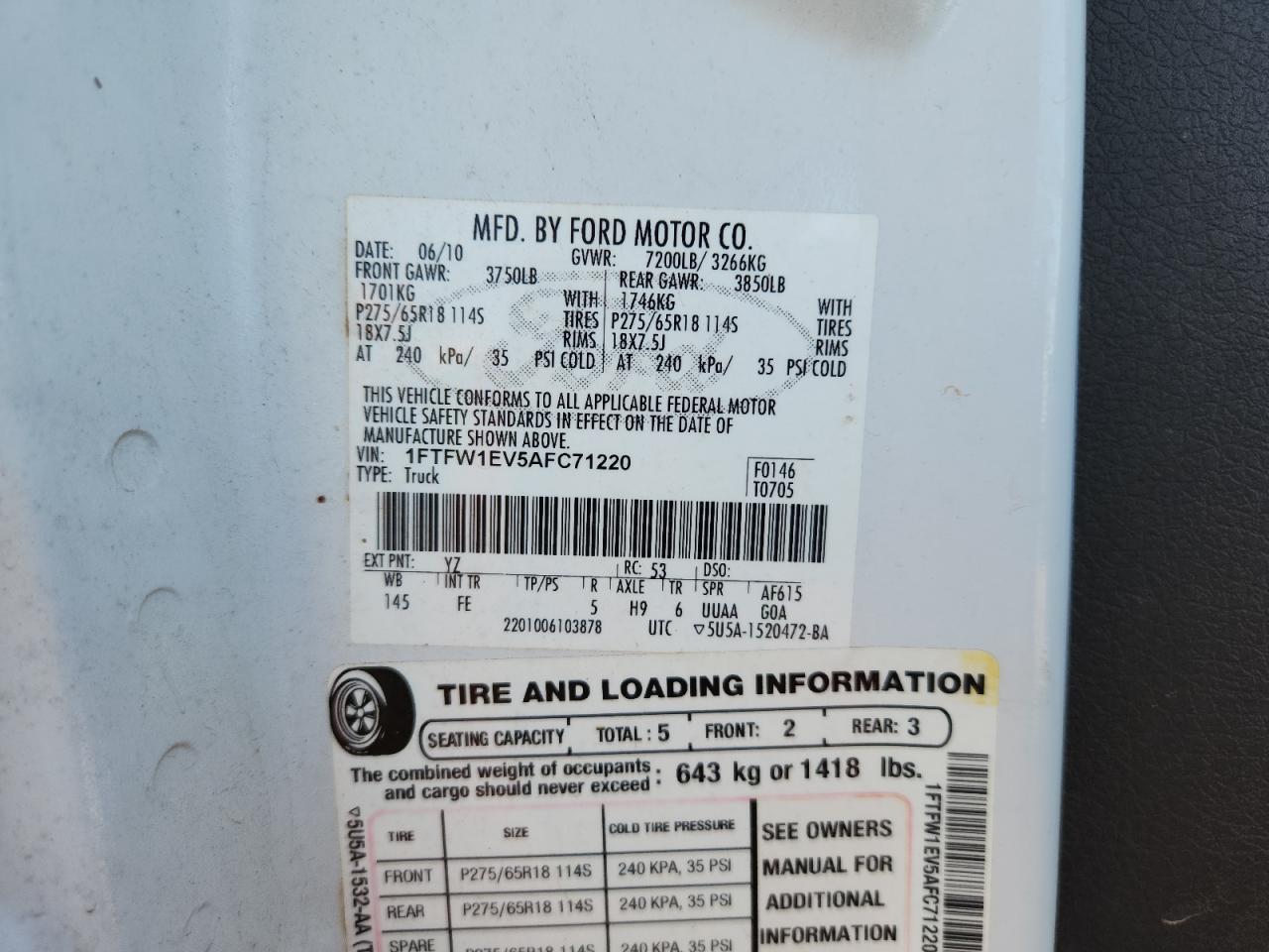 FORD F-150 SUPERCREW