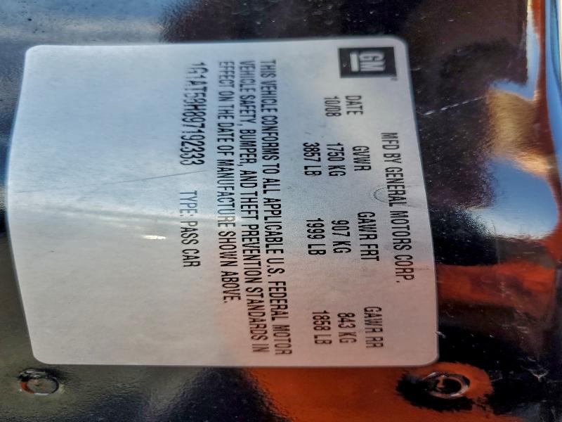 2009 CHEVROLET COBALT LT #3302799961