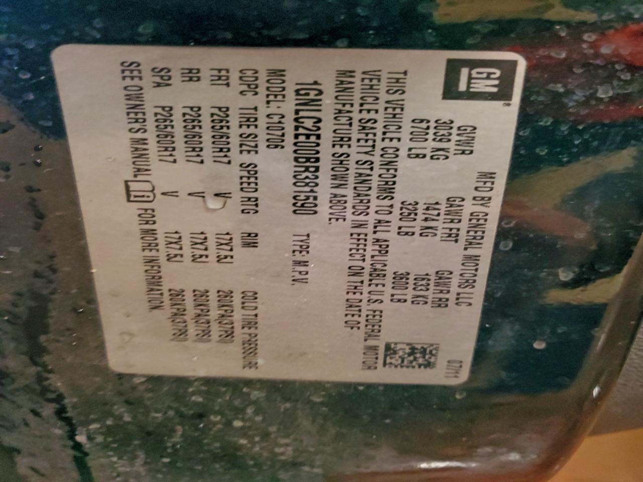 CHEVROLET TAHOE POLICE